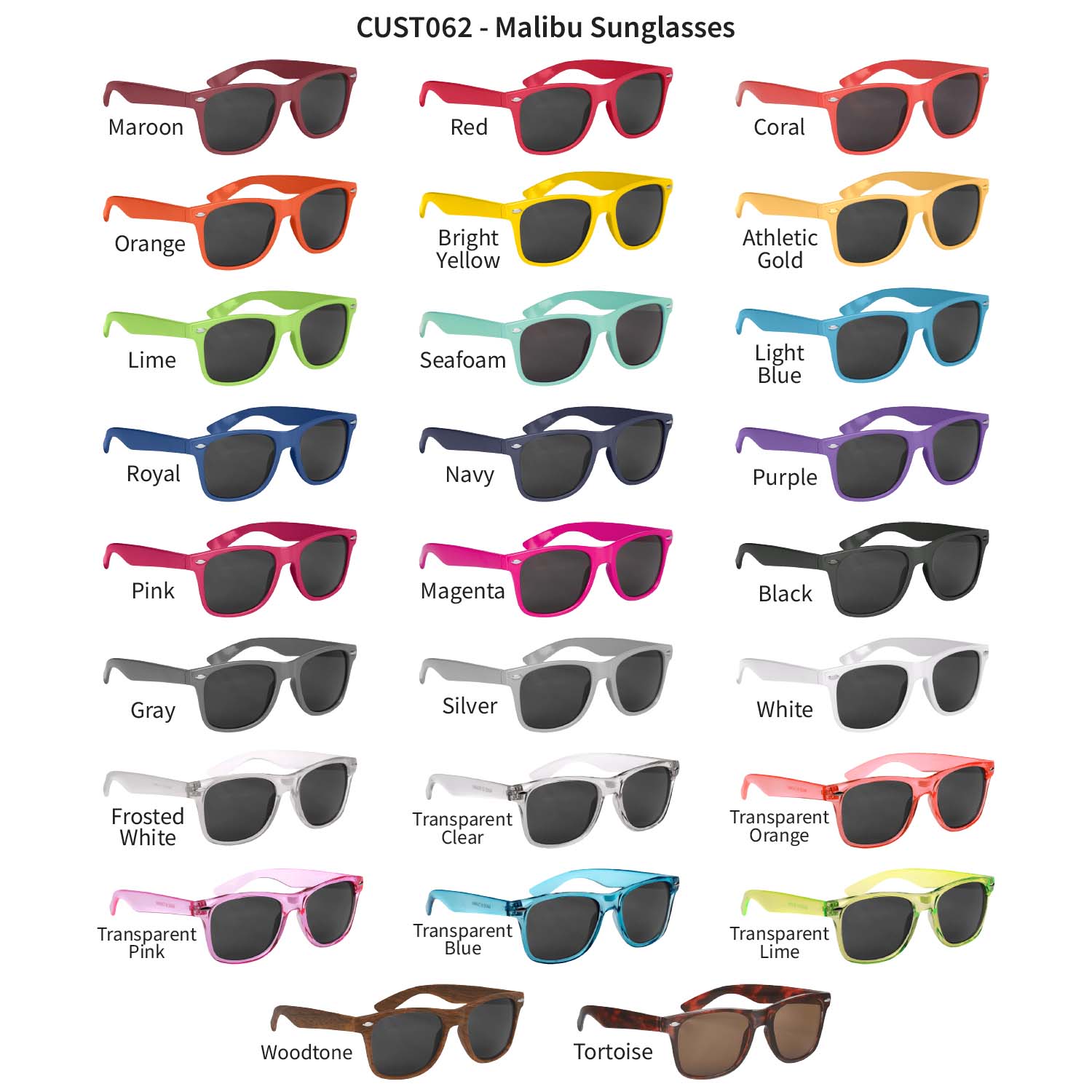 CUSTOM MALIBU SUNGLASSES